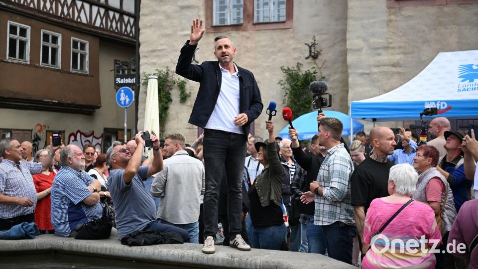 AfD-Spitzenkandidat Ulrich Siegmund zog als Person die Aufmerksamkeit im Wahlkampf auf sich, wie kein anderer Politiker. (Archivbild) Bild: Hendrik Schmidt/dpa