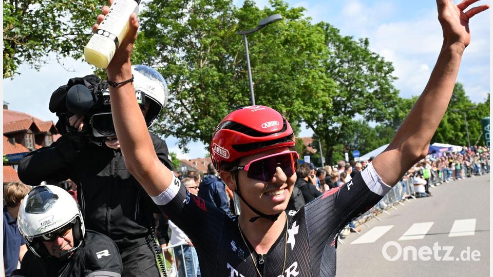 Marco Brenner gewinnt erstmals eine Etappe bei der Vuelta. (Archivbild) Bild: Bernd Weißbrod/dpa