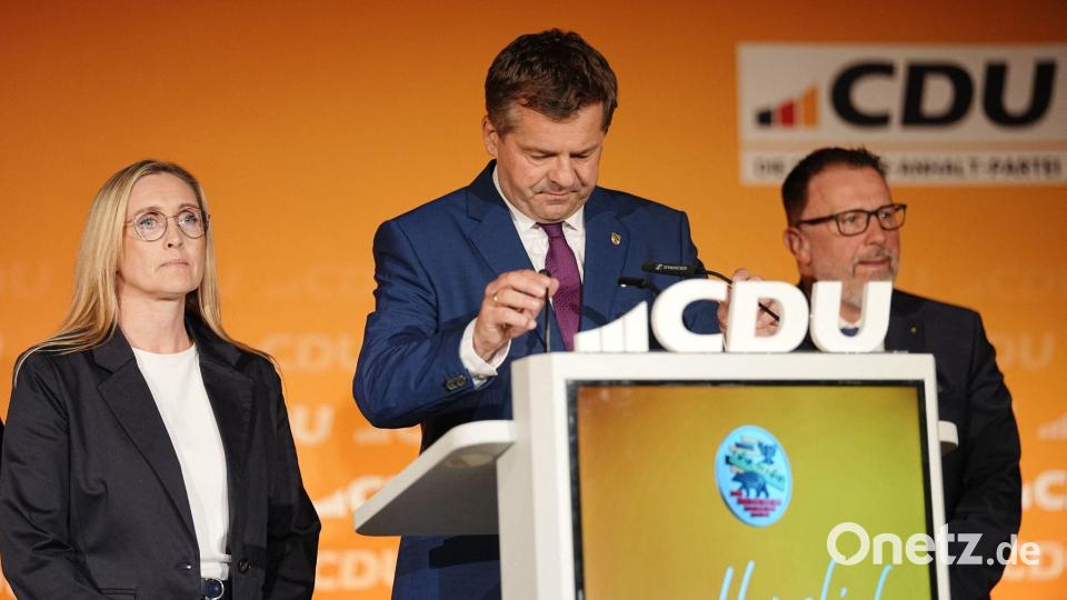Die CDU hat ihren Stimmenanteil halbiert. Bild: Kay Nietfeld/dpa