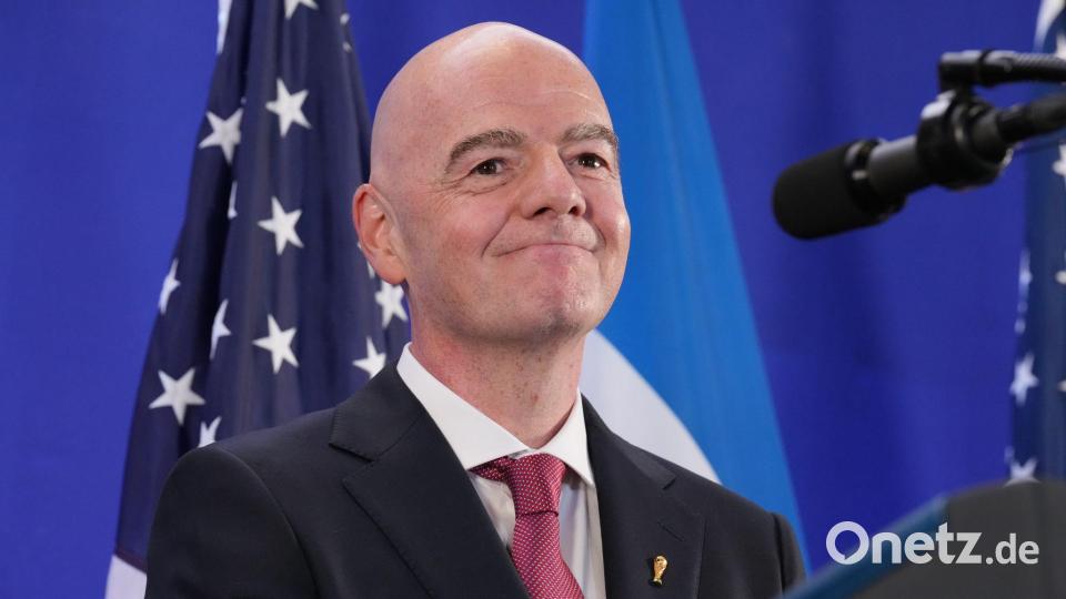 FIFA-Präsident Gianni Infantino will zur Wiederwahl antreten. (Archivbild) Bild: Jacquelyn Martin/AP/dpa