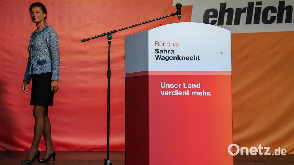 BSW-Gründerin Sahra Wagenknecht fühlt nach der Landtagswahl in Sachsen-Anhalt Rückenwind für ihre Partei. (Archivbild) Bild: Jan Woitas/dpa