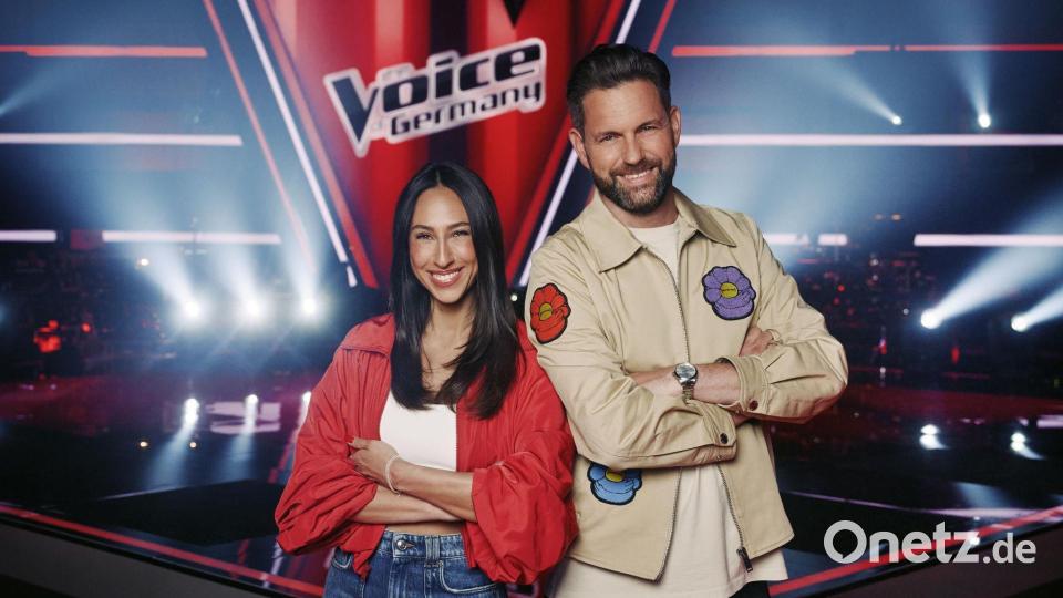 Matthias Killing moderiert gemeinsam mit Melissa Khalaj die 16. Staffel der Musikshow. Bild: Christoph Köstlin/Joyn/dpa