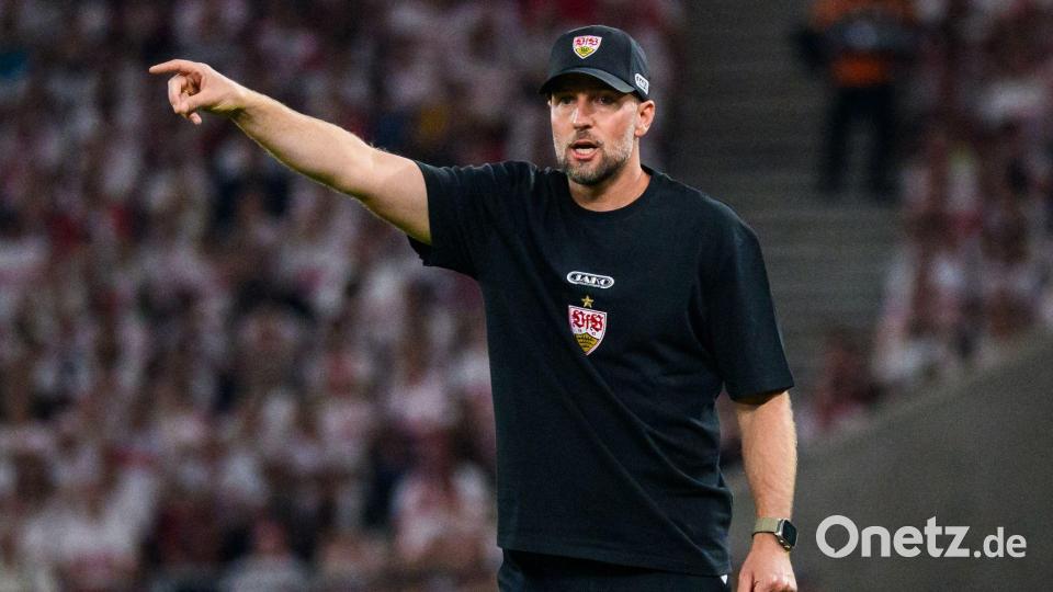 Zum zweiten Mal mit dem VfB in der Königsklasse: Trainer Sebastian Hoeneß. (Archivbild) Bild: Tom Weller/dpa