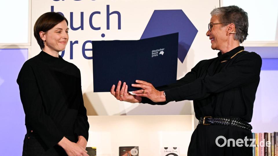 Im letzten Jahr gewann Dorothee Elmiger den Buchpreis. (Archivbild) Bild: Arne Dedert/dpa