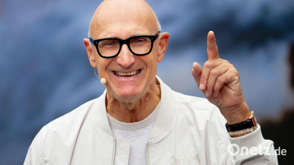 KI ist eine riesige Chance, sagt Telekom-Chef Tim Höttges. Bild: Henning Kaiser/dpa