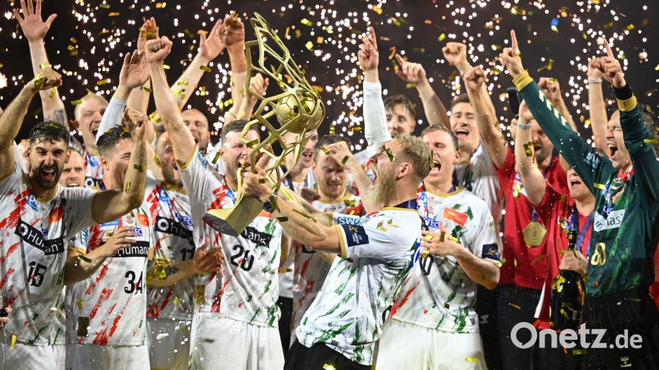 Gewinnt der SC Magdeburg wie zuletzt 2025 die Champions League? (Archivbild) Bild: Marius Becker/dpa