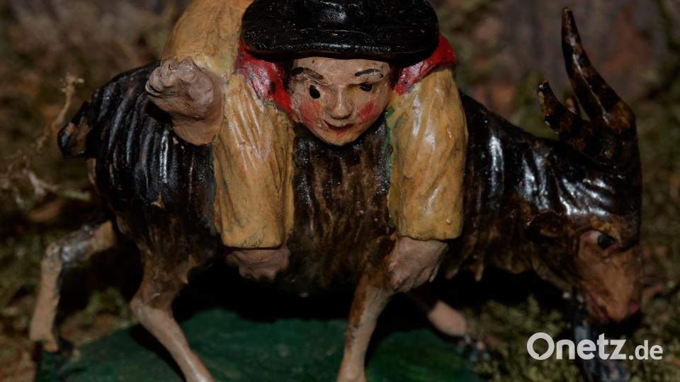 Der Goaßreiter gehört in jede große Tirschenreuther Landschaftskrippe. Bild: tr