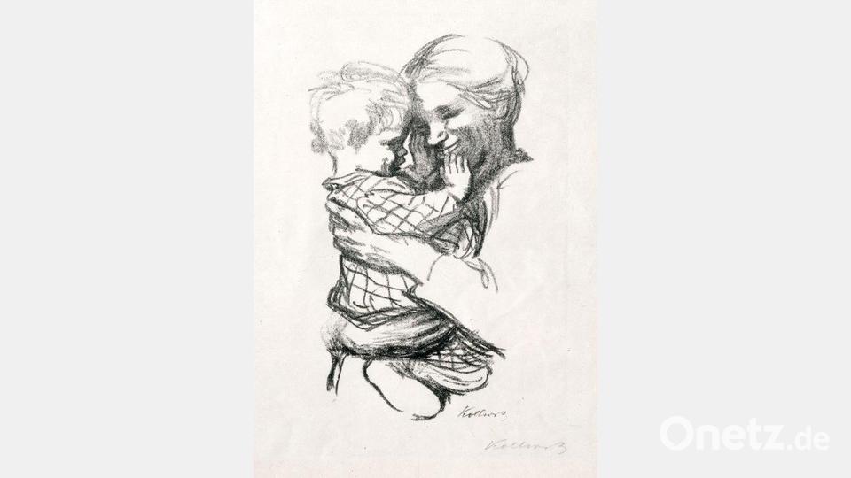 Mutter mit Kind auf dem Arm, 1916 Bild: Käthe-Kollwitz-Museum Köln