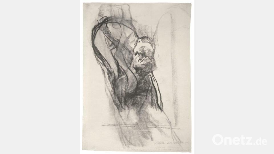 Abschied (1910) Kohle, gewischt auf Ingres-Bütten Bild: Käthe-Kollwitz-Museum Köln