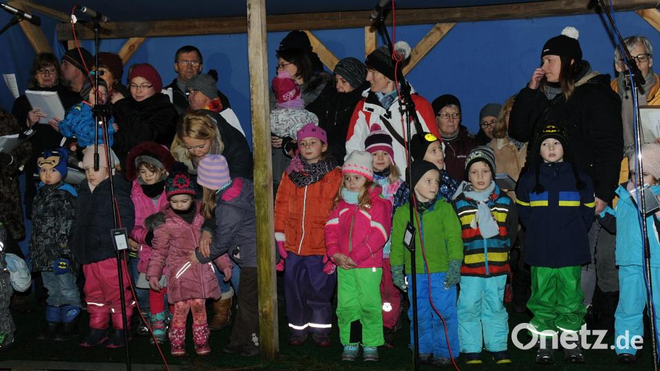 Der Zwergerl-Chor des Sorghofer Kindergartens. Bild: gf