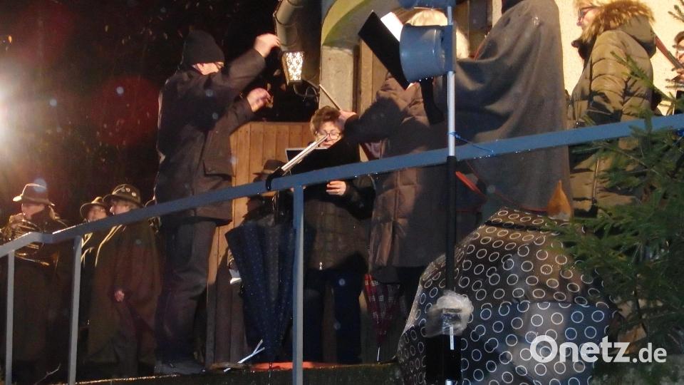 Der Liederkranz singt weihnachtliche Lieder. Bild: wrt