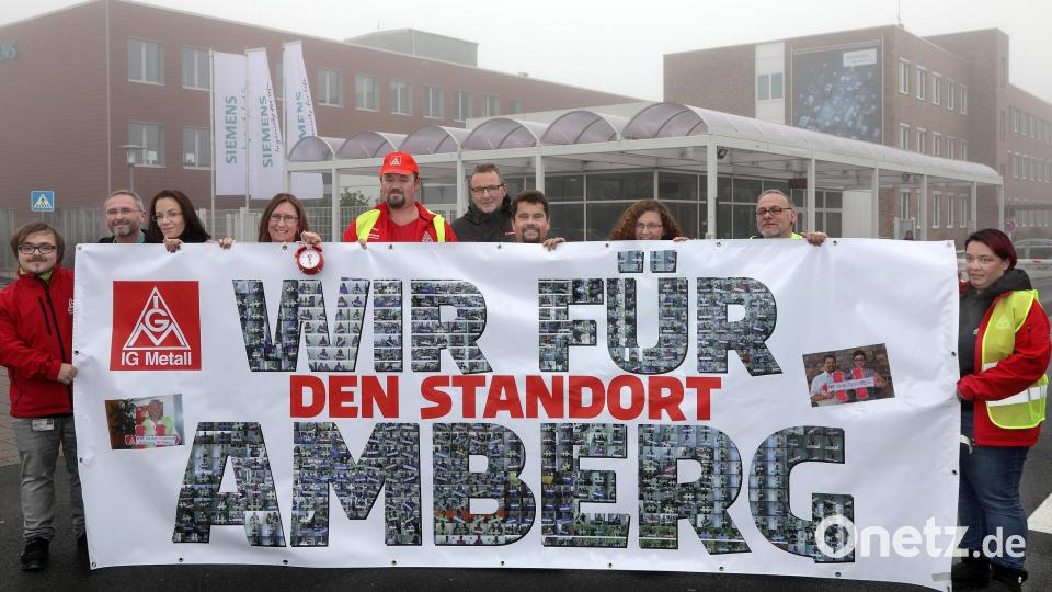 Siemens sorgt 2018 für Schlagzeilen in Amberg – wegen Umstrukturierungen, der Schließung des Logistikzentrums und eines Streiks. Bild: Steinbacher