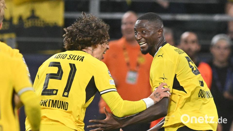 Fábio Silva (l) und Serhou Guirassy sind derzeit in starker Verfassung. Bild: Bernd Thissen/dpa