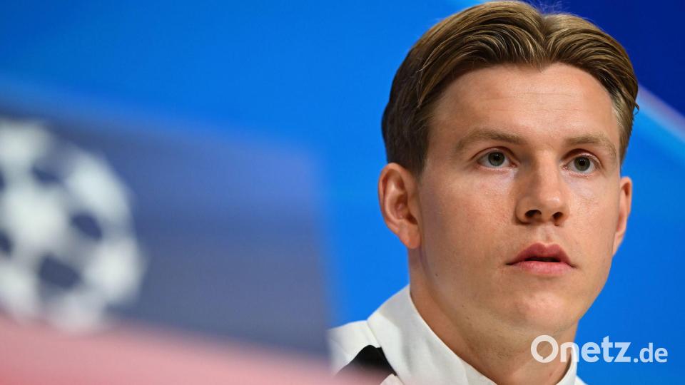 Der ehemalige Frankfurter Jens Petter Hauge weiß, was seine Mannschaft in München erwartet. Bild: Sven Hoppe/dpa