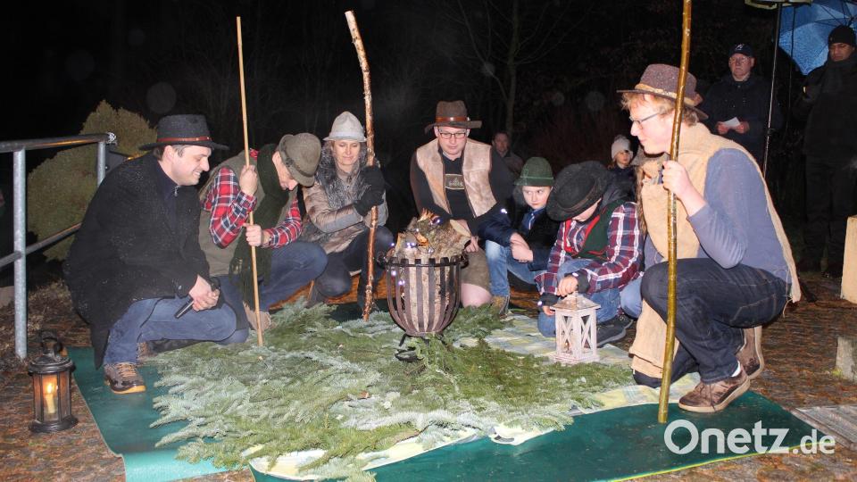 Die Hirten am Lagerfeuer. Bild: soj