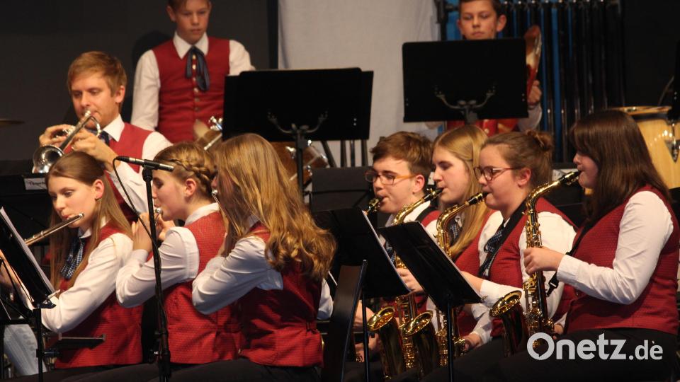 Auch das Jugendorchester bekam Gelegenheit für einen Auftritt. Bild: sns
