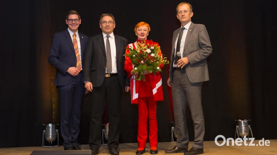 Von links Florian Prosch, Liborius Gräßmann, Irene Markgraf, Thomas Löw . Bild: bkr (Bild: Florian Prosch)