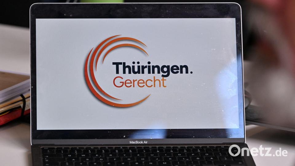 Die neue Partei hat auch schon ein Logo. Bild: Martin Schutt/dpa