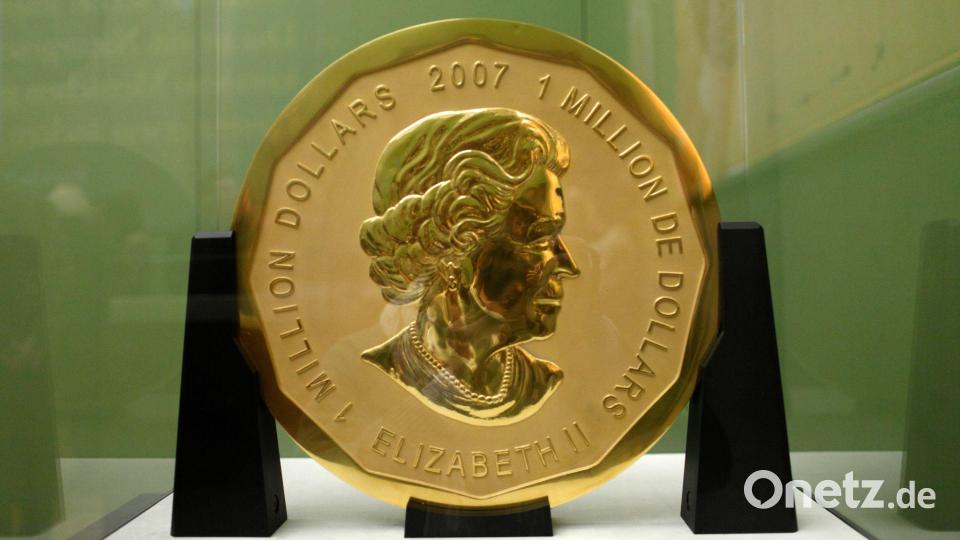 Der Diebstahl der Goldmünze im Wert von 3,75 Millionen Euro gilt als einer der spektakulärsten Kunstdiebstähle in Deutschland. (Archivbild) Bild: Marcel Mettelsiefen/dpa