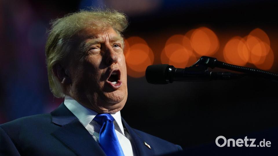 Trump arbeitet gerne mit Feindbildern - aktuell oft im Fokus: „Kommunisten“. Bild: Jacquelyn Martin/AP/dpa