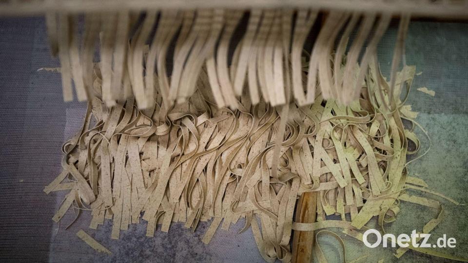 Plumento Food hatte unter anderem insektenhaltige Nudeln vertrieben. (Archivbild) Bild: Marijan Murat/dpa