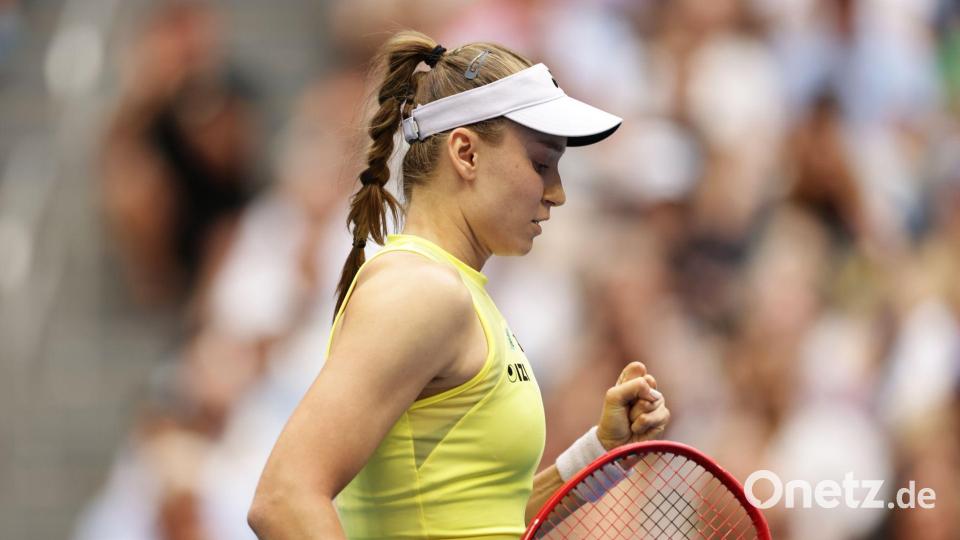 Jelena Rybakina feiert ihren ersten Titel bei den US Open. Bild: Adam Hunger/AP/dpa