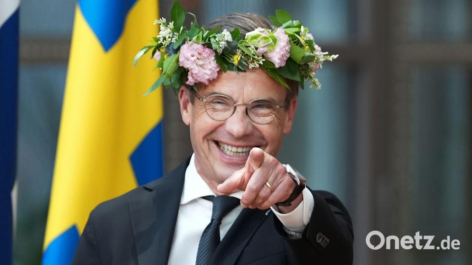 Will Regierungschef bleiben: der Konservative Ulf Kristersson. (Archivbild) Bild: Marius Burgelman/AP/dpa