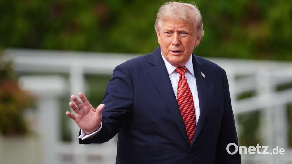 Inzwischen ist US-Präsident Donald Trump in Florida gemeldet - lebt aber vor allem im Weißen Haus. Bild: James Manning/PA Wire/dpa