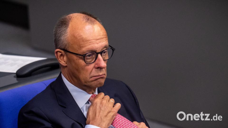 Kanzler Friedrich Merz (CDU) und seine Partei sind in einer heiklen Lage. (Archivbild) Bild: Michael Kappeler/dpa