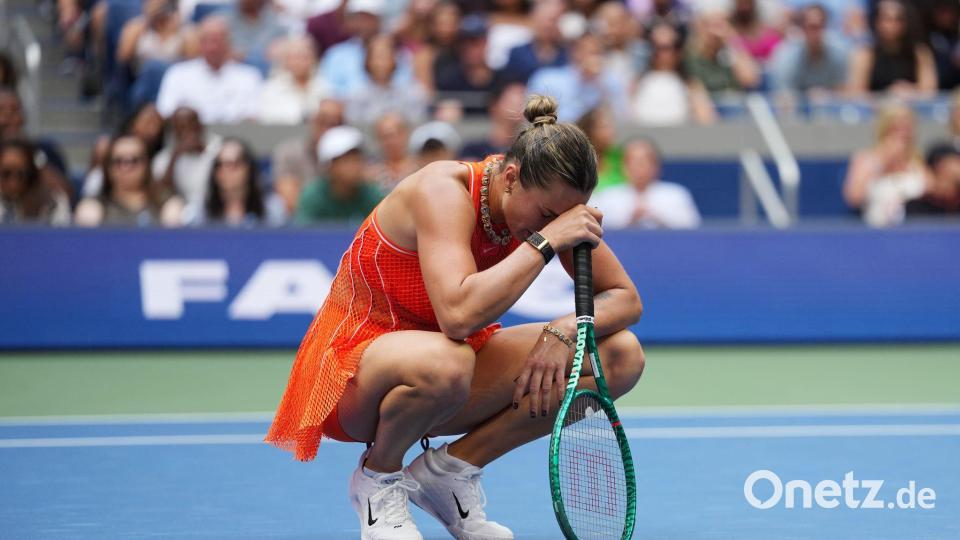 Aryna Sabalenka ist frustriert. Bild: Kirsty Wigglesworth/AP/dpa
