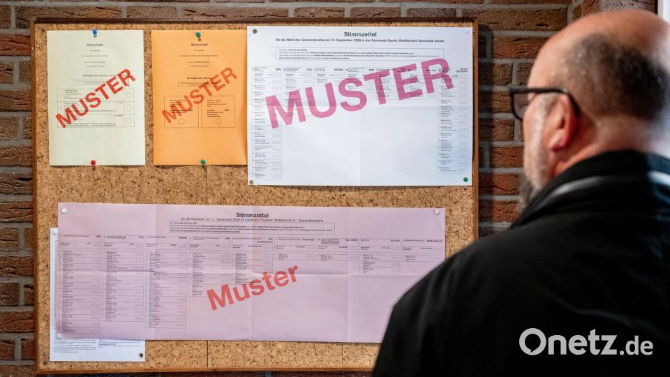 Bis zum Nachmittag lag die Wahlbeteiligung bei der Kommunalwahl höher als noch 2021. Bild: Hauke-Christian Dittrich/dpa