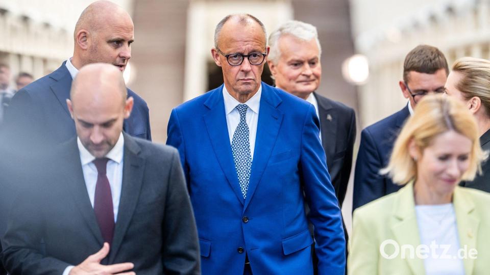 Wohin der Weg für den Kanzler führt, werden vor allem die Landeschefs der Union entscheiden. Bild: Michael Kappeler/dpa