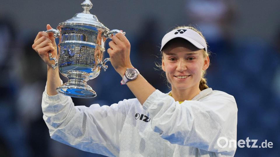 Jelena Rybakina triumphierte erstmals bei den US Open. Bild: Kirsty Wigglesworth/AP/dpa
