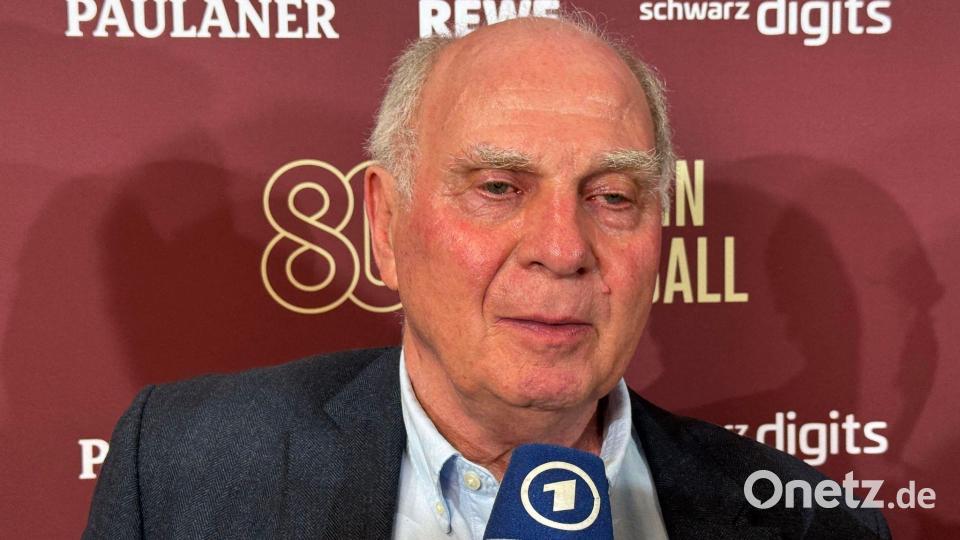 Uli Hoeneß nimmt Neu-Trainer Gavel und den neuen Sportchef Leibenath in die Pflicht. Bild: Manuel Schwarz/dpa