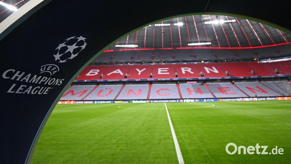 Die Allianz Arena in München wird wieder Finalort der Champions League. (Archivbild) Bild: Tom Weller/dpa