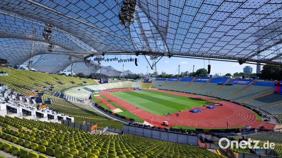 Die European Championships sorgten 2022 für große Begeisterung im Münchner Olympiastadion. Nun findet 2031 eine WM in der bayerischen Landeshauptstadt statt. (Archivbild) Bild: Sven Hoppe/dpa