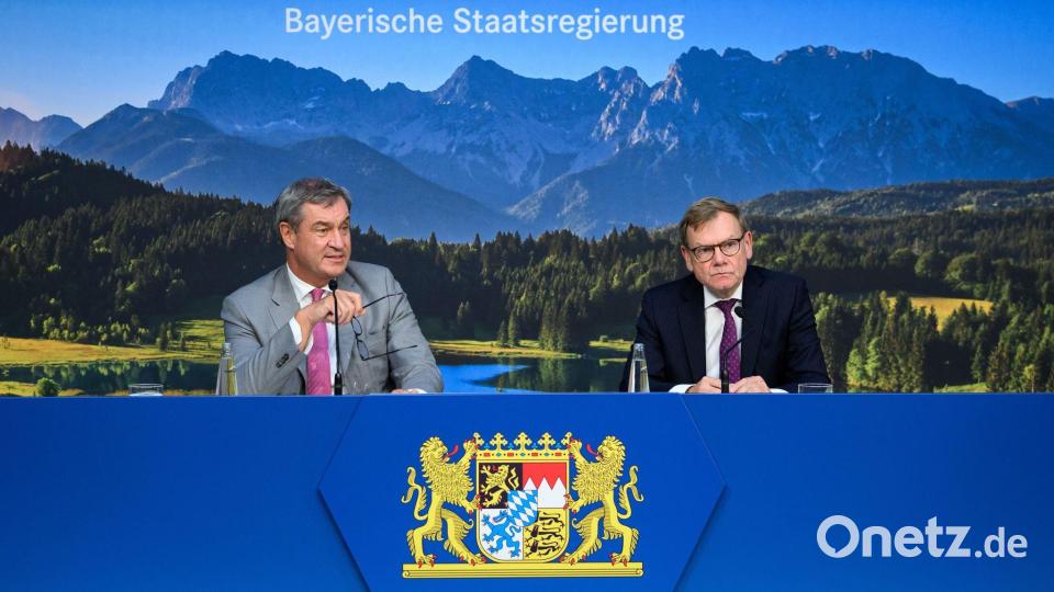 CSU-Chef Söder sagt Rückendeckung für Kanzler Merz voraus. Bild: Bernd von Jutrczenka/dpa