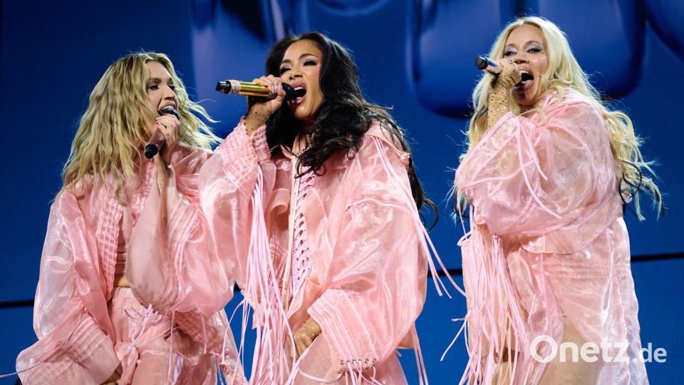 Nach 17 Jahren wieder einmal in München: Die US-Popband Pussycat Dolls hat 8.500 Fans zum Jubeln gebracht. Bild: Sven Hoppe/dpa