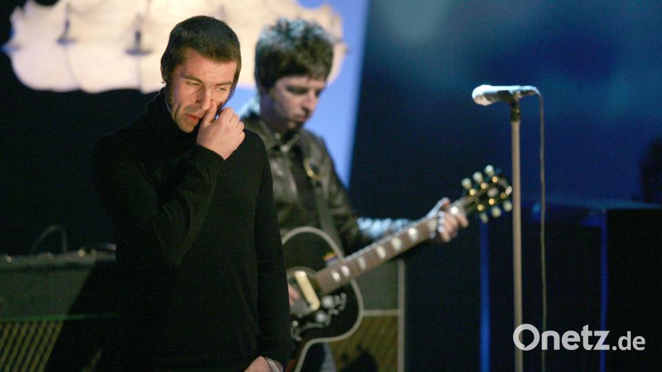 Liam und Noel Gallagher sind das Herz der Band, die 2009 zerbrach. (Archivbild) Bild: picture alliance / dpa