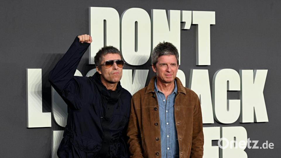 Liam und Noel Gallagher kehren nach München zurück. (Archivbild) Bild: Doug Peters/PA Wire/dpa