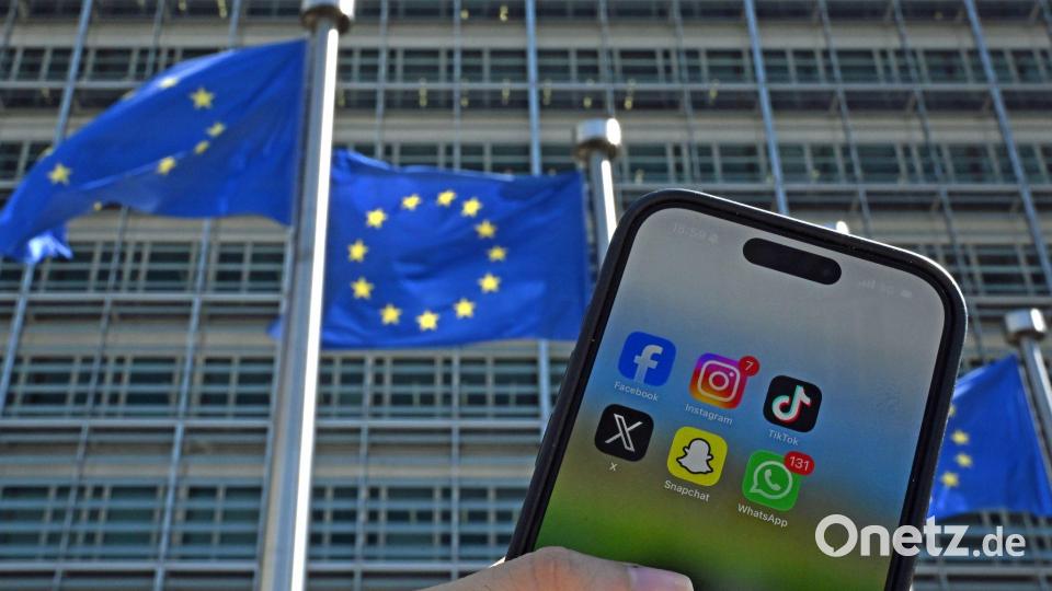 Die EU-Kommission mit Sitz in Brüssel will neue Regeln für Social-Media-Apps. (Symbolbild) Bild: Elisa Schu/dpa