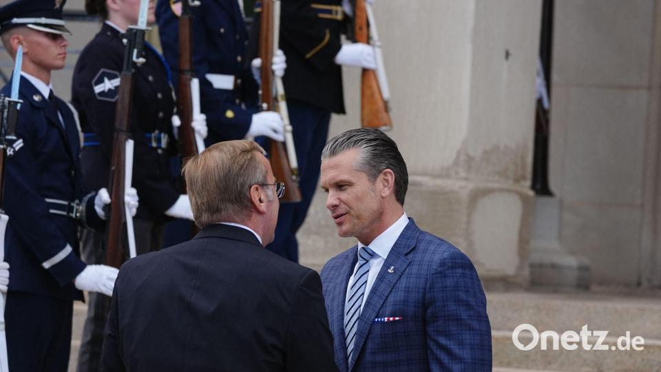 Pistorius trifft Hegseth im Pentagon Bild: Kay Nietfeld/dpa