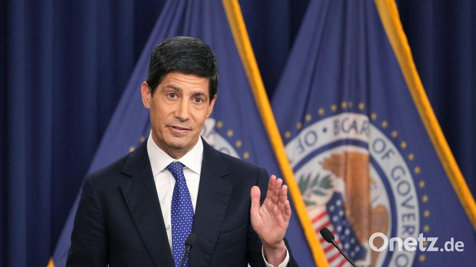 Die Federal Reserve hat erstmals seit Juli 2023 wieder den Leitzins angehoben. Bild: Mark Schiefelbein/AP/dpa