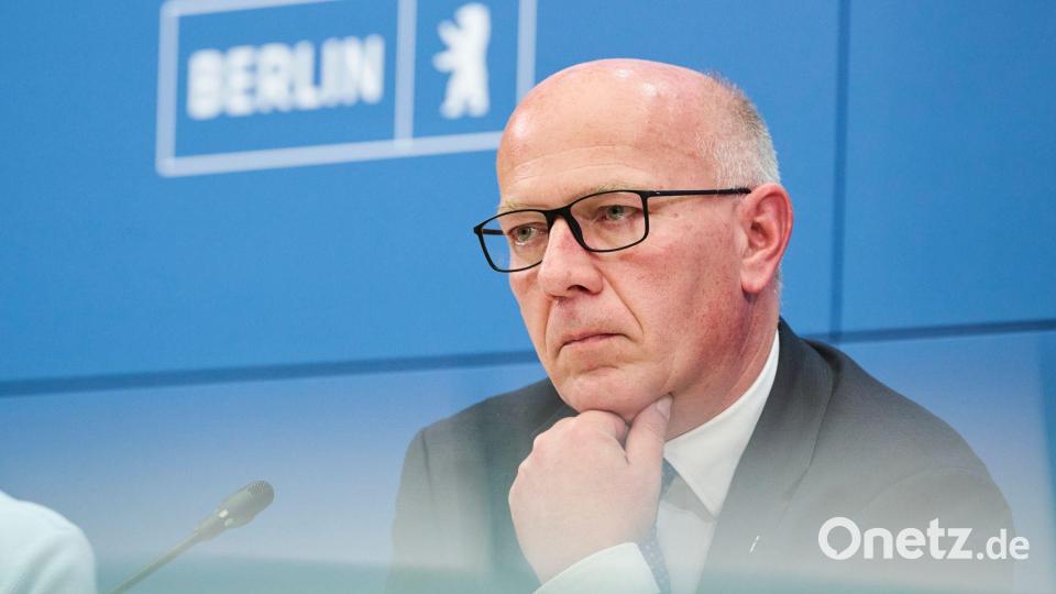Berlins Regierender Bürgermeister Kai Wegner (CDU) tritt nicht noch einmal als Spitzenkandidat an. (Archivbild) Bild: Sebastian Christoph Gollnow/dpa