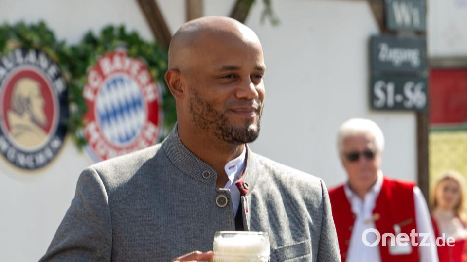 Trainer Vincent Kompany freut sich auf das Oktoberfest. (Archivbild) Bild: Stefan Puchner/dpa