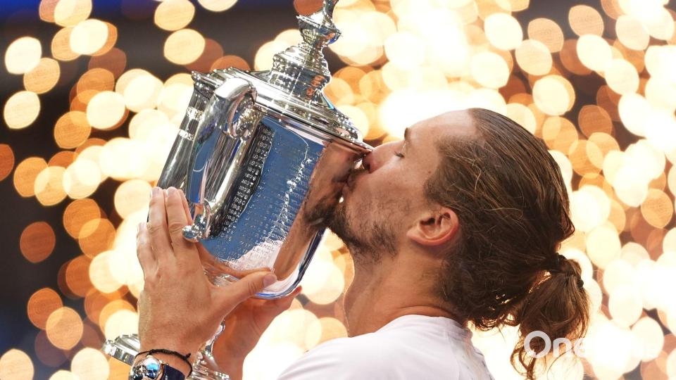 Ein Davis-Cup-Triumph würde das Super-Jahr von Alexander Zverev krönen. (Archivbild) Bild: Frank Franklin II/AP/dpa