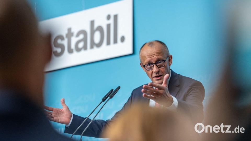 Merz will um sein Amt kämpfen. Bild: Michael Kappeler/dpa