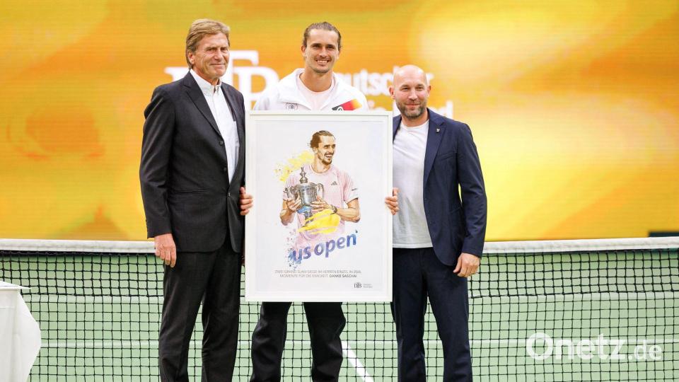 Alexander Zverev wurde für seinen Titel bei den US Open geehrt. Bild: Friso Gentsch/dpa