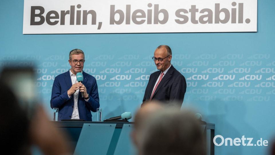 Kanzler und CDU-Chef Merz trat im Wahlkampf lieber in der Parteizentrale als in der Öffentlichkeit auf. Bild: Michael Kappeler/dpa