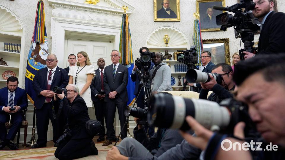 Trump verbietet CNN den Zugang zum Weißen Haus – es ist nicht das erste Verbot dieser Art. (Archivbild) Bild: Ben Curtis/AP/dpa